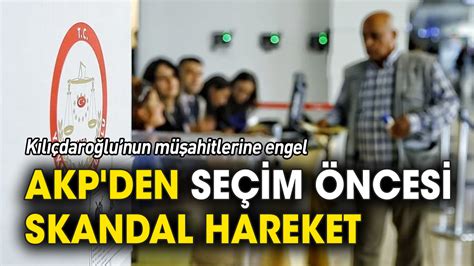 AKP den seçim öncesi skandal hareket Habererk Güncel Son Dakika