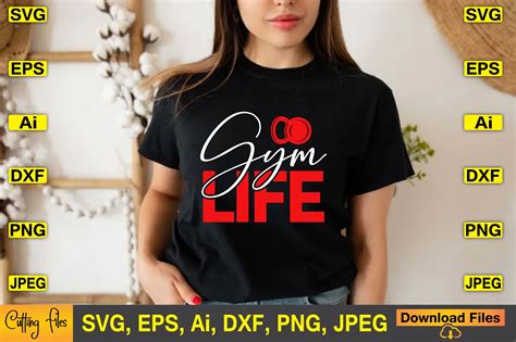 Gym Life Svg Design Graphic By Artstore22 · Creative Fabrica