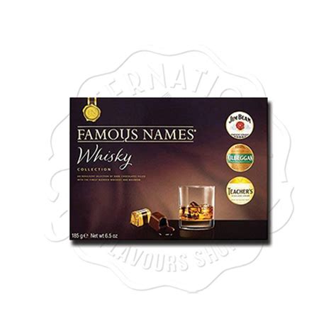 Famous Names Whisky Collection 185g Flavers International Flavours Shop