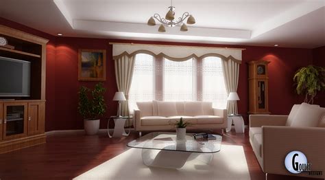 28 Red And White Living Rooms