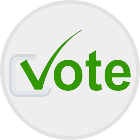 Vote At Elections Icon Vector Image Public Domain Vectors
