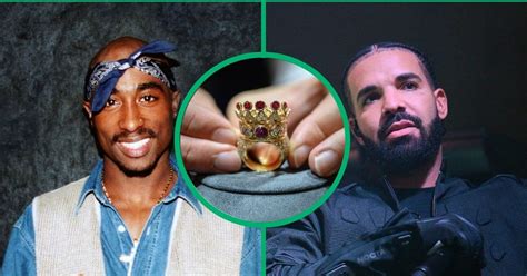 Drake Grabs Tupac Shakurs Iconic 1 Million Gold And Ruby Crown Ring