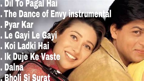 Dil To Pagal Hai 1997 All Songs Full Album Youtube