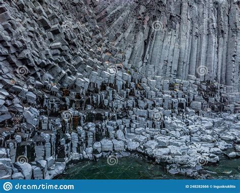 Epic View Of The Studlagil Basalt Canyon Iceland Stock Photo Image