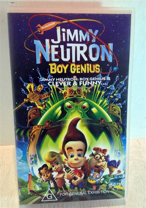 Opening To Jimmy Neutron Boy Genius 2002 Vhs Australian Version