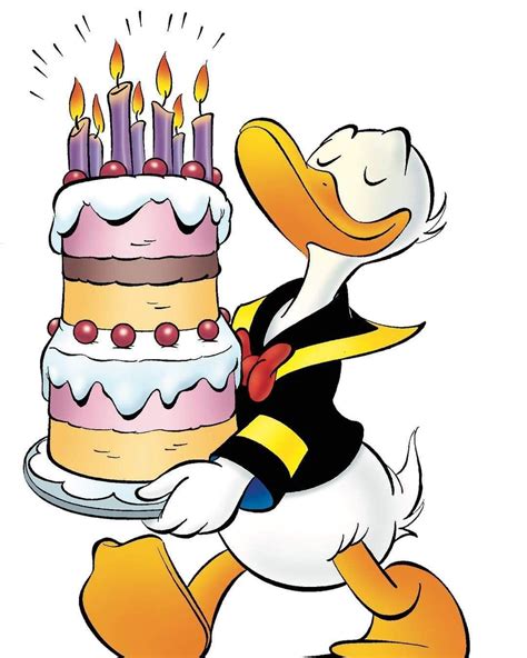 Kleurplaat Donald Duck Verjaardag Vverjaardag