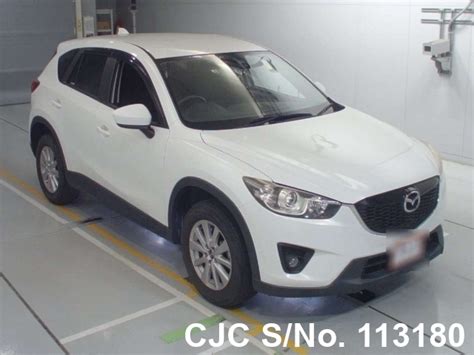 2014 Mazda Cx 5 White For Sale Stock No 113180 Japanese Used Cars