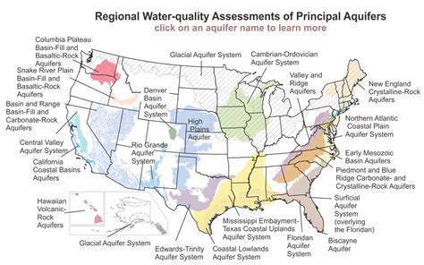 Usgs Nawqa Regional Assessments Of Principal Aquifers Groundwater