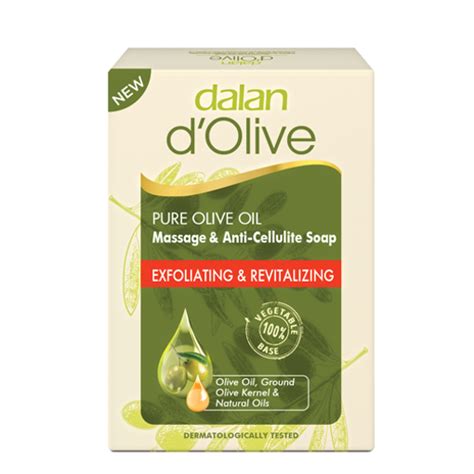 Dalan D Olive Pure Olive Oil Bath Body Soap Exfoliating Revitalizing