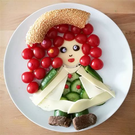 Fun And Creative Red Hair Food Art