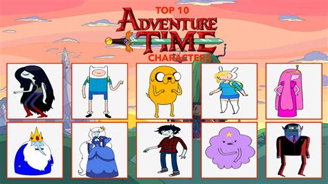 My Top 10 Adventure Time Characters My List By Nurfaiza On Deviantart