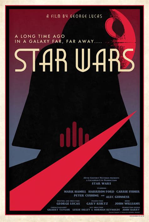 Limited Edition Designer Star Wars Movie Poster