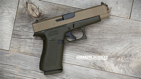 Glock 48 Od Green Pistol Fde Slide Cerakote Services