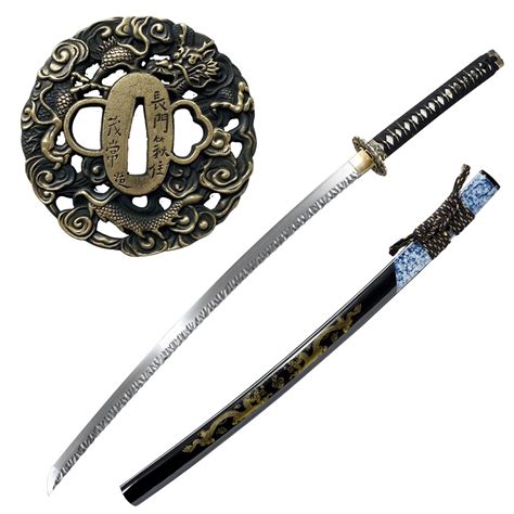 Auicx Handmade Swordjapanese Samurai Sworddamascus Katanademon