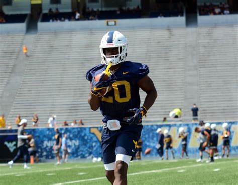 West Virginia Football Rb Sinkfield Seizing Opportunities On Two Fronts
