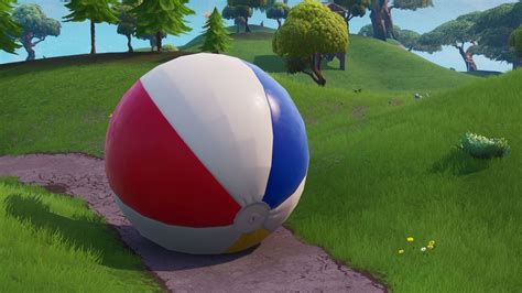 Fortnite 14 Days Of Summer Bounce A Giant Beach Ball In Different