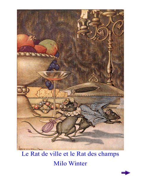 Le Rat De Ville Et Le Rat Des Champs Milo Winter