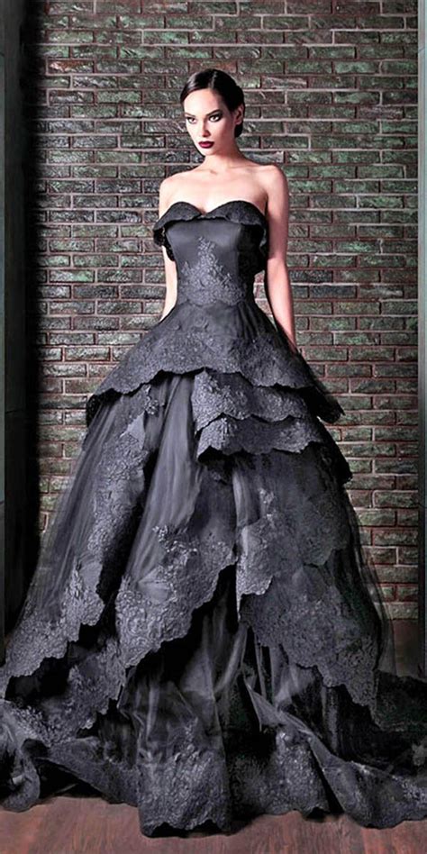 See more ideas about wedding pictures, wedding, wedding picture poses. 23 Romantic and Stylish Black Wedding Dresses - ChicWedd