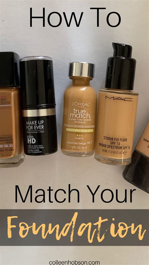 Foundation Matching Tips For Finding The Perfect Foundation Shade And