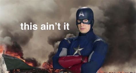 Download Funny Marvel Meme Captain America This Aint It Picture