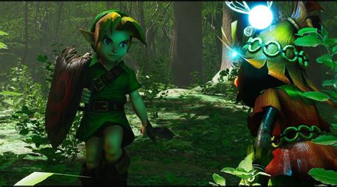 The Legend Of Zelda Ocarina Of Time Lost Woods Remake In Unreal Engine