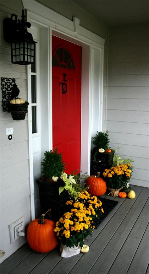 American flag decor on victorian porch. My Fall Front Porch | Today's Creative Life