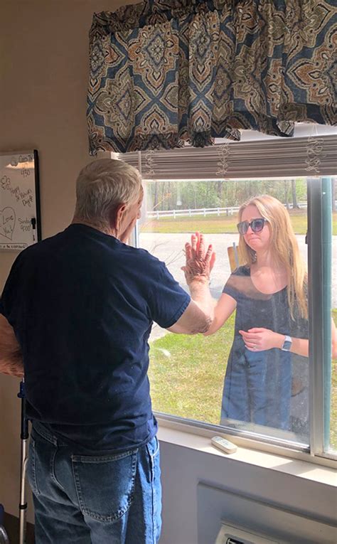 Bride To Be Surprises Her Quarantined Grandpa With Engagement News E