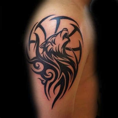 Top 43 Tribal Wolf Tattoo Ideas 2020 Inspiration Guide