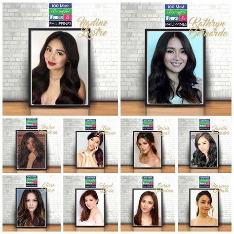 Online Poll For The Finals Of ‘100 Most Beautiful Women In The Philippines For 2017 Now Open