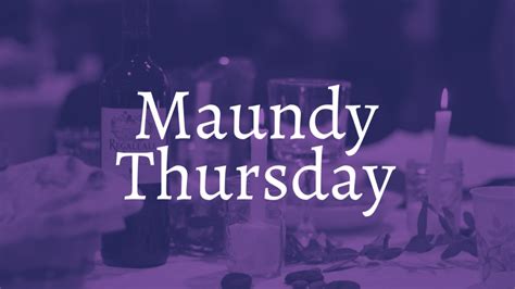 Maundy Thursday Grace