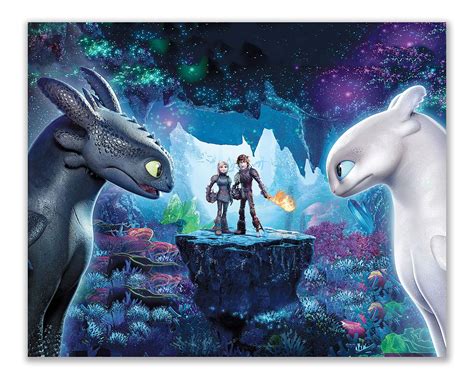 How To Train Your Dragon The Hidden World Prints Set Of 4 8 Inches