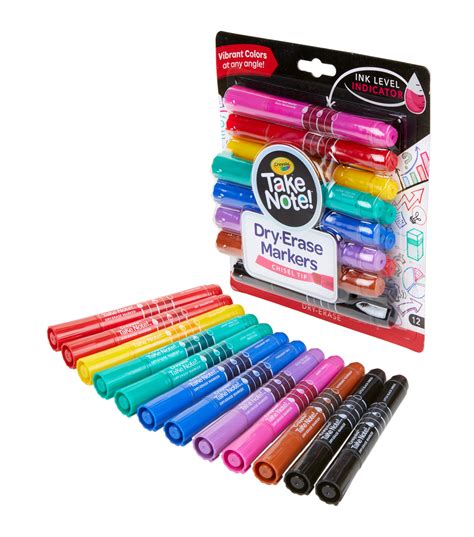 Crayola Take Note Dry Erase Markers 12pk Joann