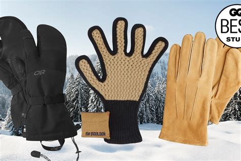 New Mens Magic Black Full Finger Gripper Gloves Winter Warm Gloves ￡3