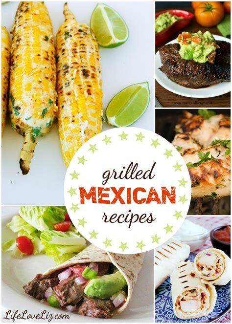 Grilled Mexican Recipes With Text Overlay