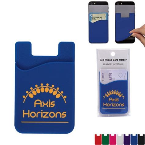 Cell Phone Card Holder W Retail Packaging Promotions Now