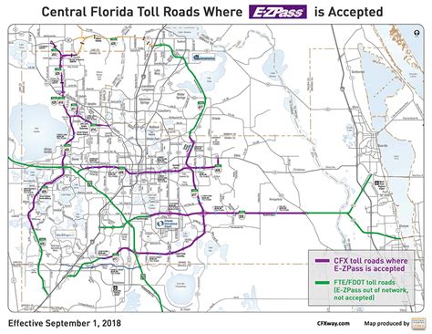 Florida Turnpike Toll Map