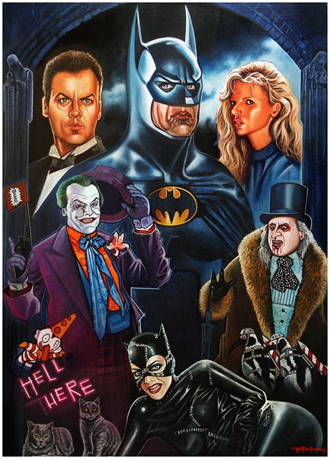 Batman is a 1960s american live action television series, based on the dc comic book character of the same name. BATMAN (Tim Burton Movies) by Chrisroma on DeviantArt