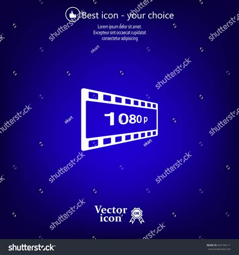 1080p Full Hd Sign Stock Vector Royalty Free 431704111