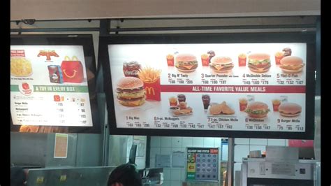 Mcdonalds Menu In The Philippines Youtube