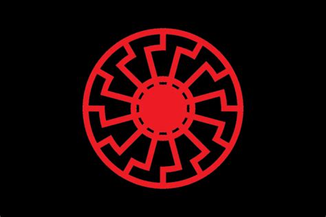 Flagge “ Schwarze Sonne“ Rot Reichsversand