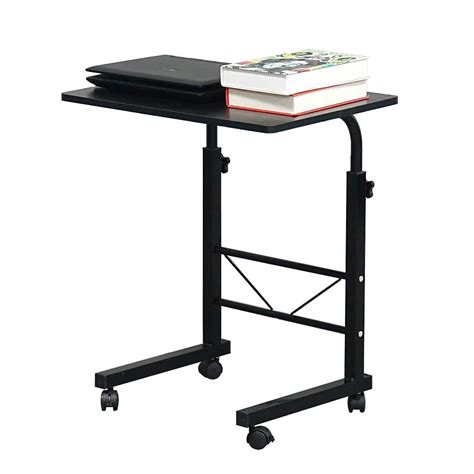 Ktaxon Side Table Rolling Computer Desk Stand Coffee Sofa End Cart