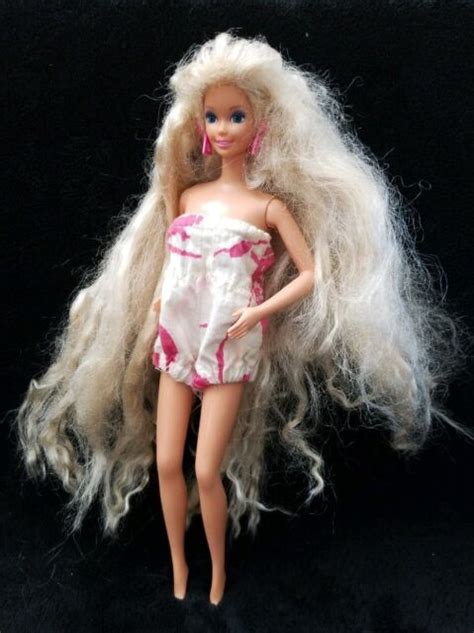 Vintage Mattel Totally Hair Barbies Doll No Extra Accessories Hair Messed Up Ebay