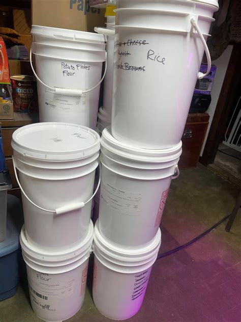 Save Money How To Use Gallon Buckets For Food Storage Chapel Hill Forge