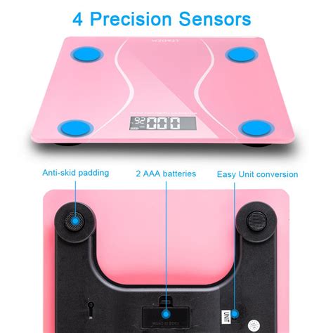 Digital scales give a better reading of your weight and biometrics than an analogue scale would. 400lb Pink Digital Body Weight Scale Bathroom Backlit LCD ...