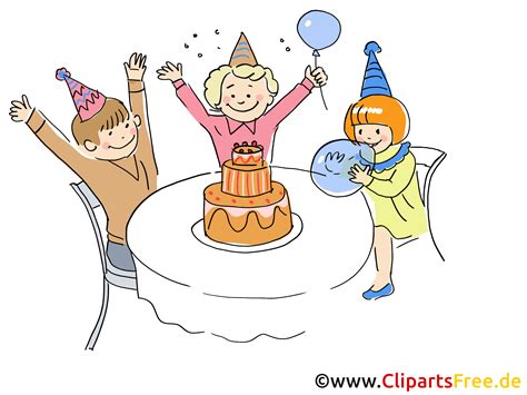 Search, discover and share your favorite geburtstag gifs. Geburtstagsparty Bild, Clipart, Cartoon, Grafik