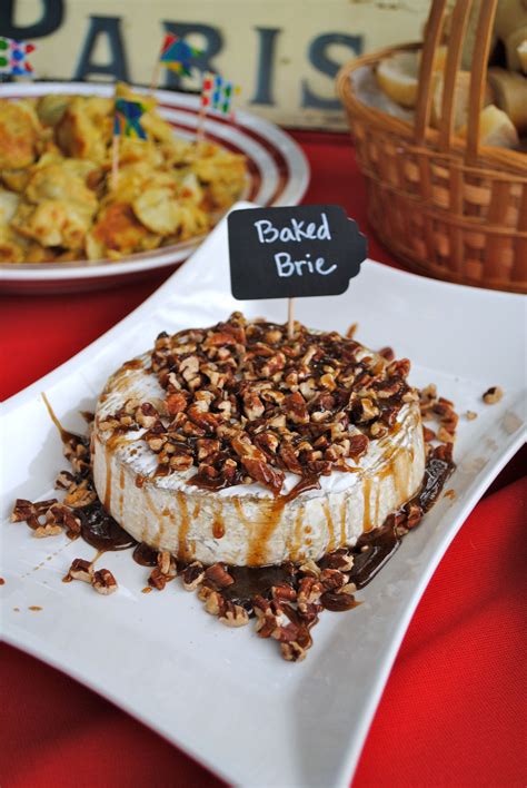 Your guests will simply have a time of their lives treating themselves to great french food. Baked Brie with Pecans Recipe | Recipe | Garden party ...