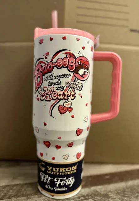 In Hand Bucees Buc Ees 2024 Valentinstag 40 Oz Yukon Becher Tasse