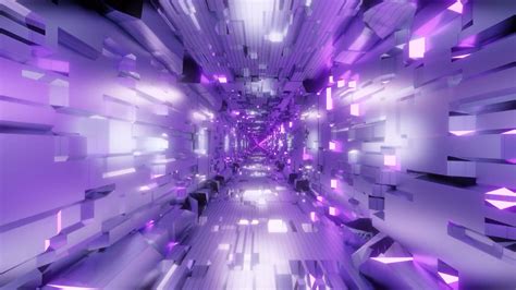👍 Free 4k Abstract Purple Scifi Metal Tunnel Live Wallpaper Free