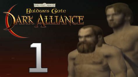 Two Naked Men In A Basement Baldur S Gate Dark Alliance Ps