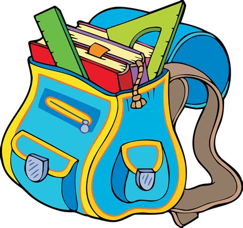 Download Clip Art Bag Transprent Png Free Download School Bag Clipart